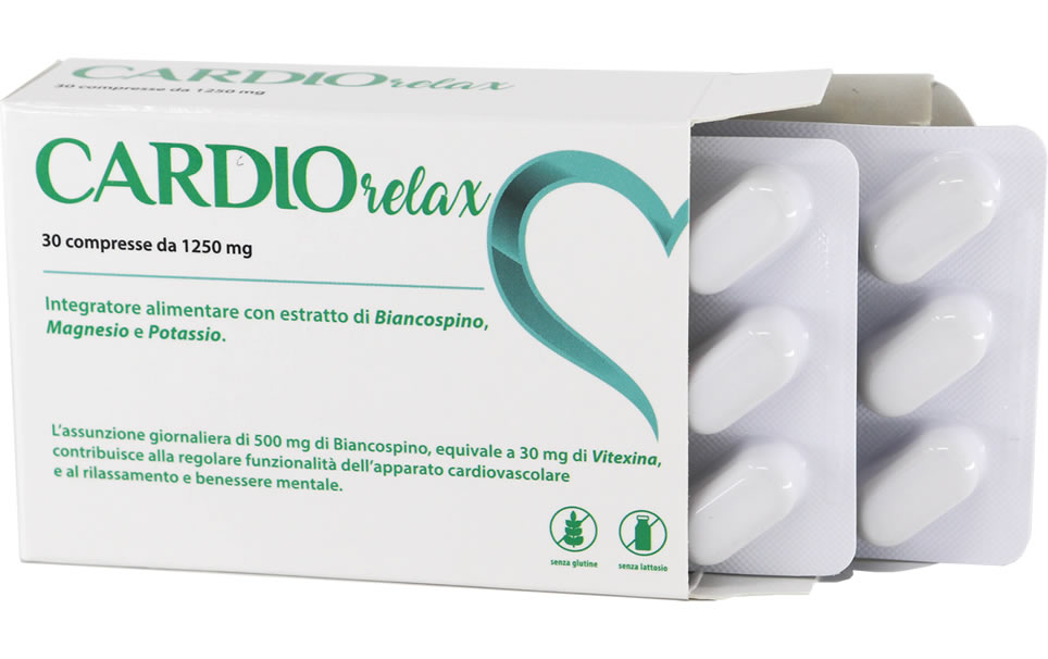 Cardio Relax 30 compresse da 1250 mg - Confezione singola